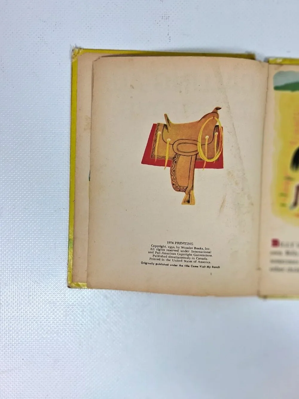 Calling All Cowboys, Vintage Children's Book by Baldwin Hawes, 1974